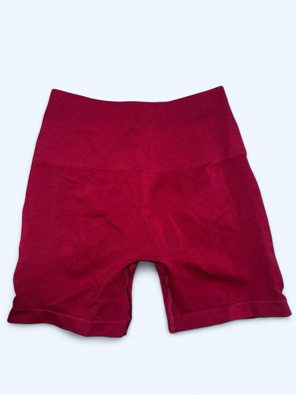 Alphalete Seamless Scrunch Butt Biker Shorts Women’s XS Red High Waisted Gym